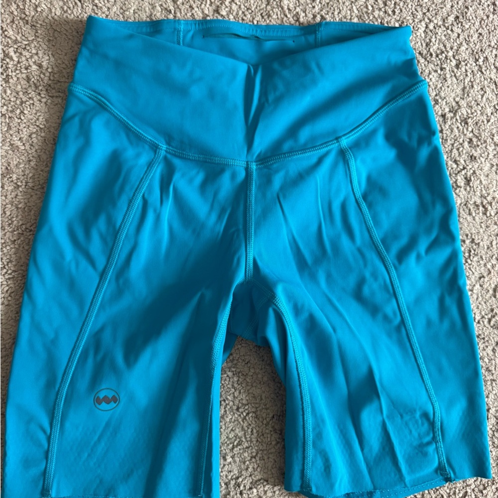 Blue Women's Athletic Bike Shorts - Janji